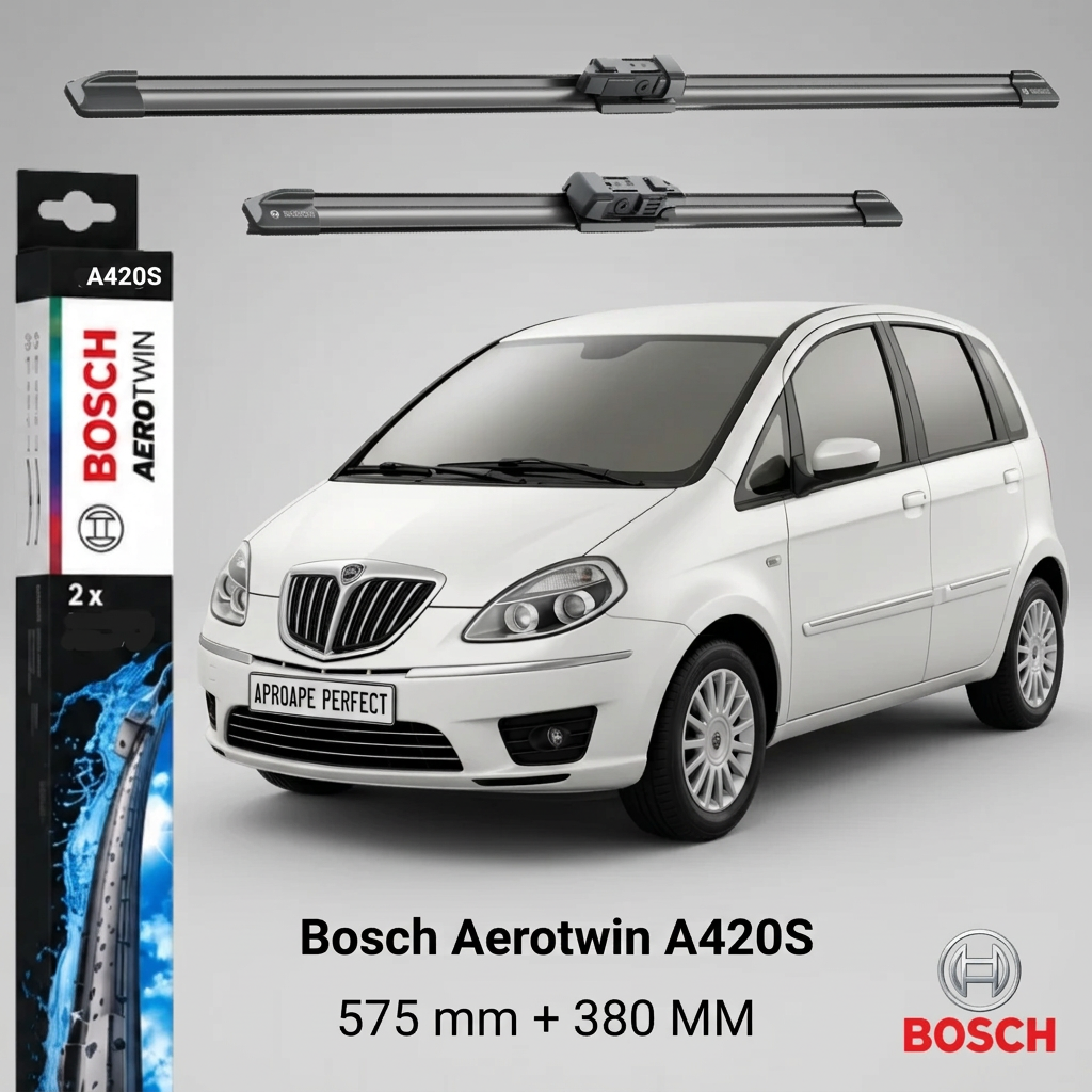 Ștergătoare Lancia Musa 350 184 10.2007–09.2012 | Bosch Aerotwin A420S 575/380 mm