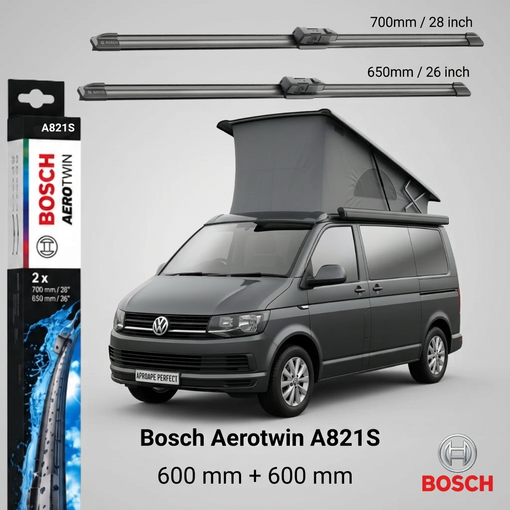 Ștergătoare VW California T6 (SG) 04.2015–11.2019 | Bosch A821S