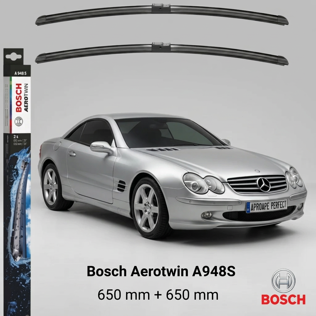 Ștergătoare Mercedes-Benz Serie SL (R230) 10.2001–11.2012 | Bosch A948S