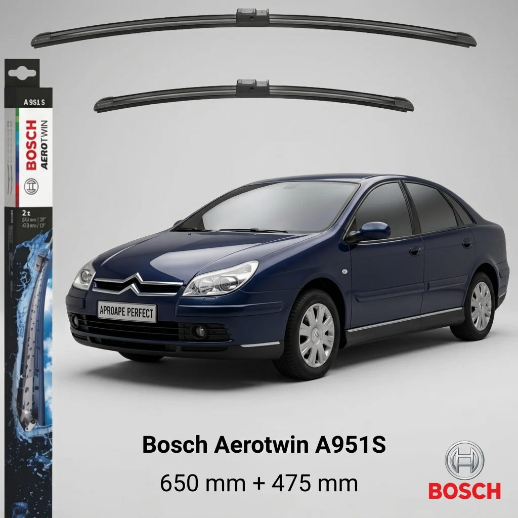 Ștergătoare Citroen C5 II (RC) 10.2004–03.2008 | Bosch A951S