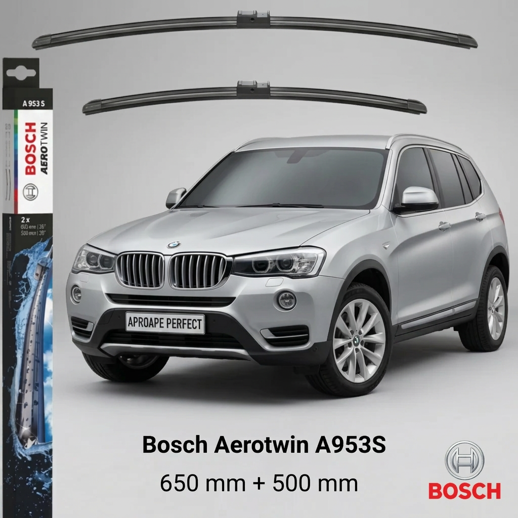 Ștergătoare BMW X3 (F25) 10.2010–08.2017 | Bosch A953S