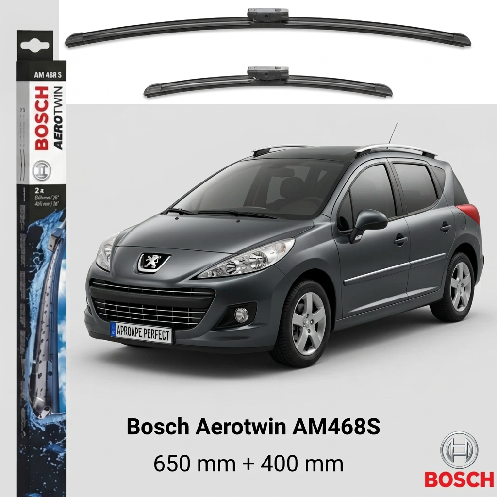 Ștergătoare Peugeot 207 SW Van (WK_) 08.2007–12.2012 | Bosch AM468S