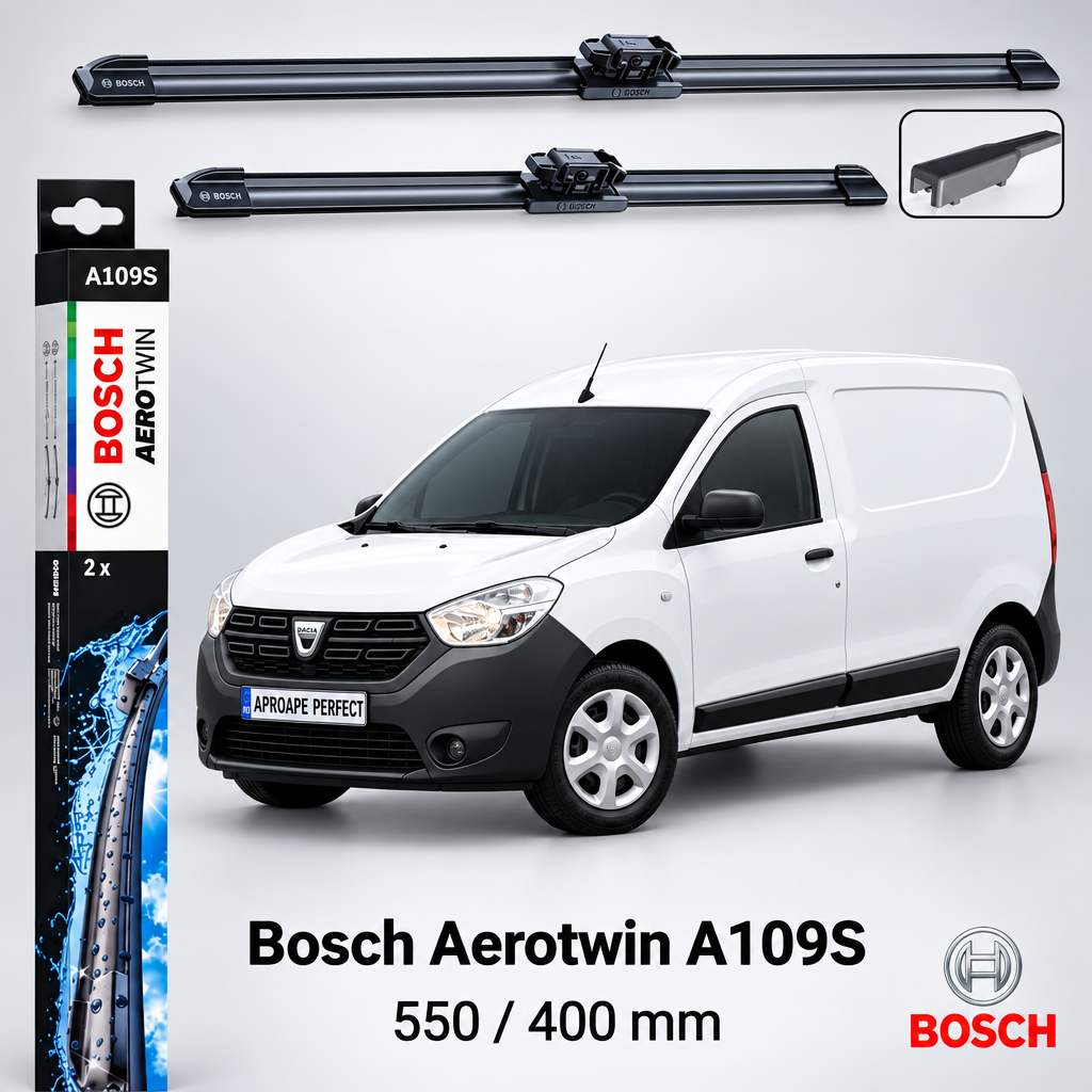 Ștergătoare Dacia Dokker Furgon FE 06.2015–12.2021 | Bosch A109S