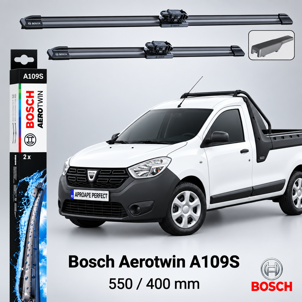 Ștergătoare Dacia Dokker Pickup 09.2017–12.2021 | Bosch A109S