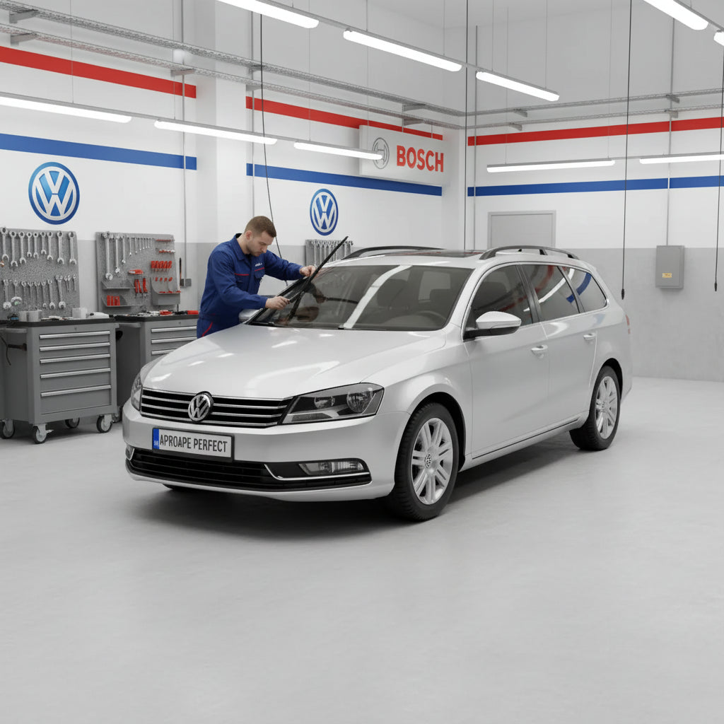 Schimbare Ștergătoare față la VW Passat B7 Estate Van (365) fabricat între 2010 și 2014. Bosch Aerotwin A979S