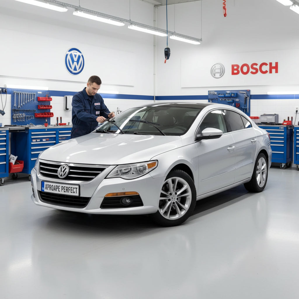 Schimbare Set Dedicat Ștergătoare față la VW Passat CC B6 (357) fabricat între 2008 și 2012. Bosch Aerotwin A979S
