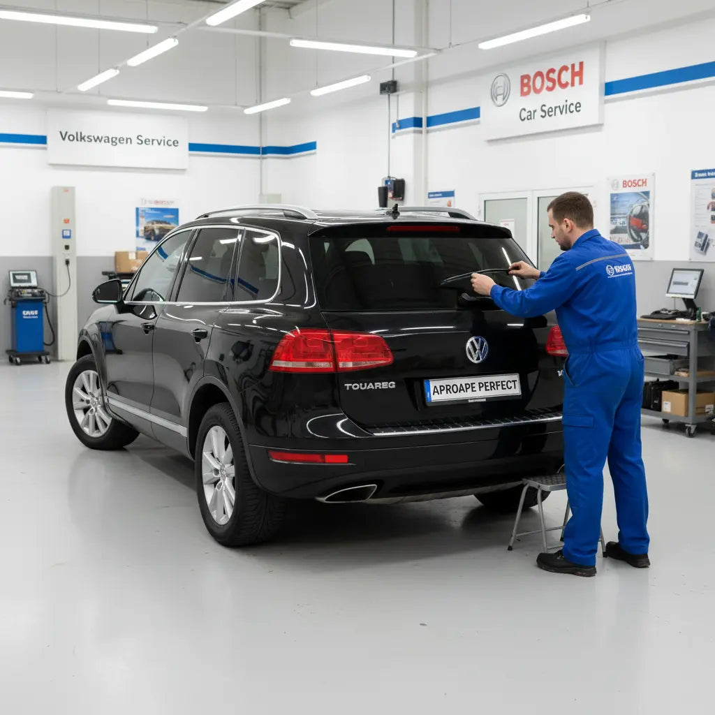 Schimbare Ștergător Lunetă la VW Touareg 7P5 cu Bosch Aerotwin Rear A332H
