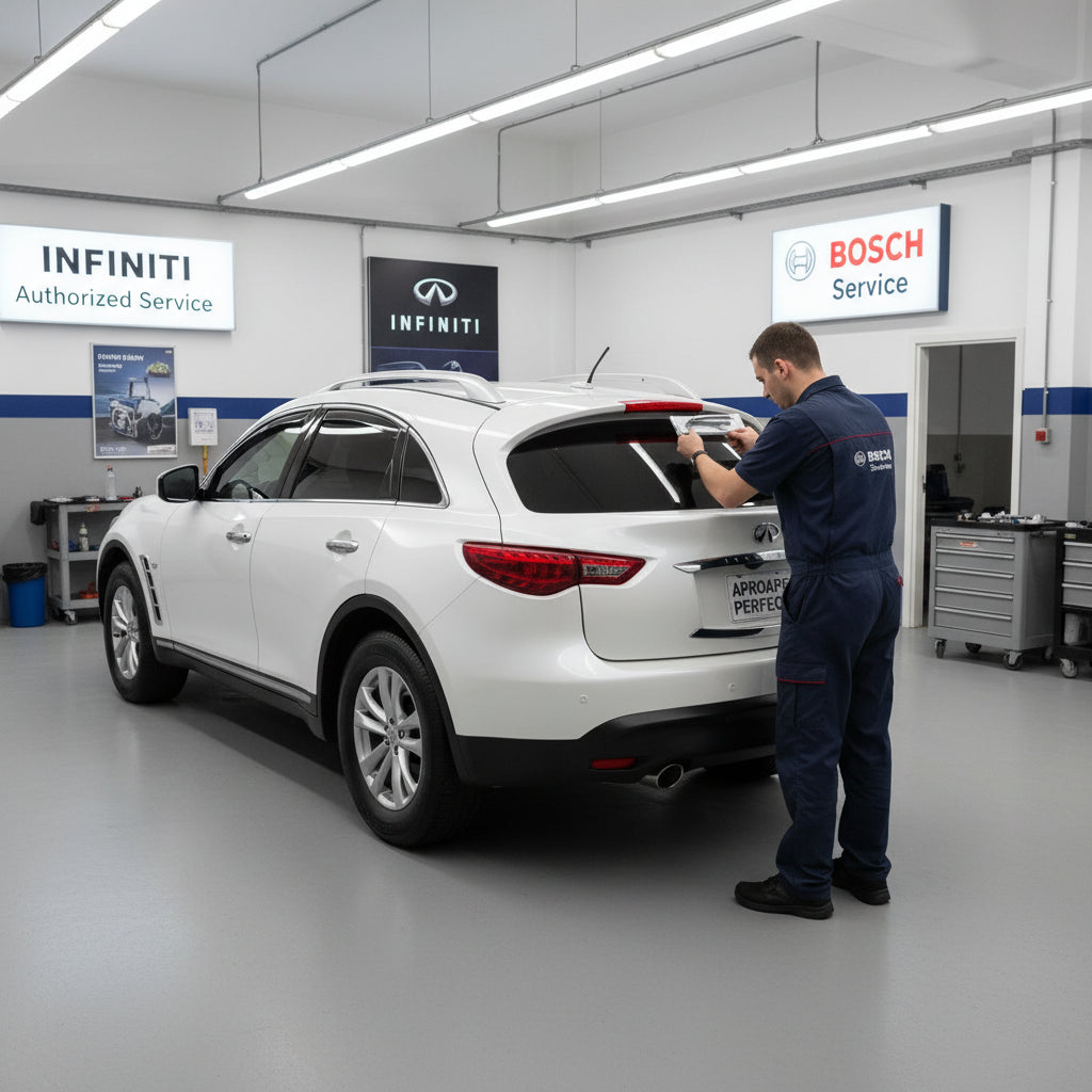 Schimbare Ștergător Lunetă Bosch Rear H354 la Infiniti QX70 S51