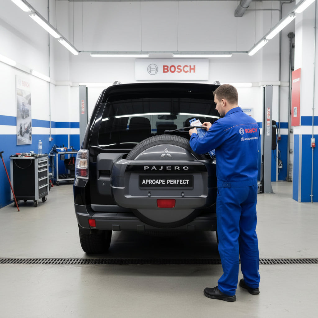 Schimbare Ștergător Lunetă Bosch Rear H354 la Mitsubishi Pajero V80/V90