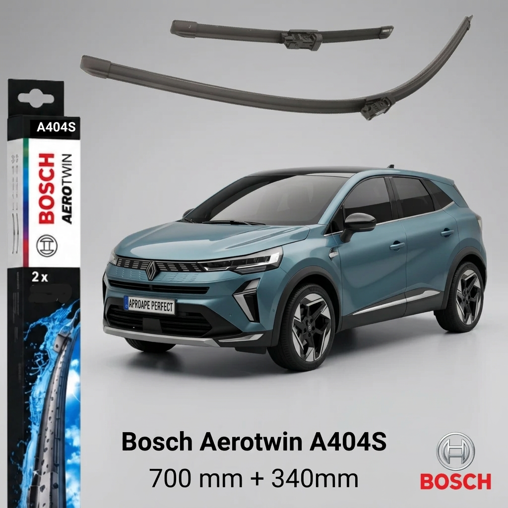 Ștergătoare Renault Symbioz din 05.2024 | Bosch Aerotwin A404S 700/340 mm