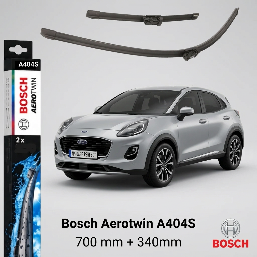 Ștergătoare Ford Puma J2K/CF7 din 11.2019 | Bosch Aerotwin A404S 700/340 mm