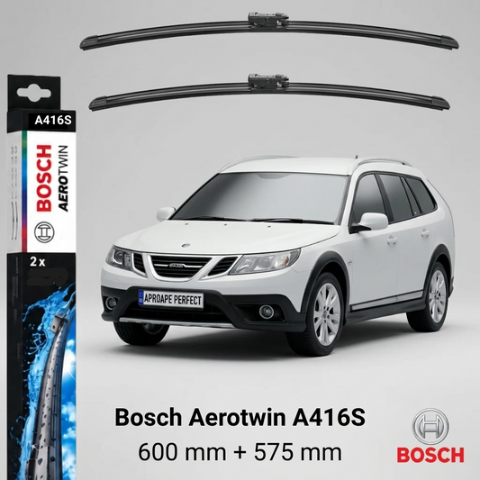 Ștergătoare Saab 9-3X YS3 03.2010–06.2012 | Bosch Aerotwin A416S 600/575 mm