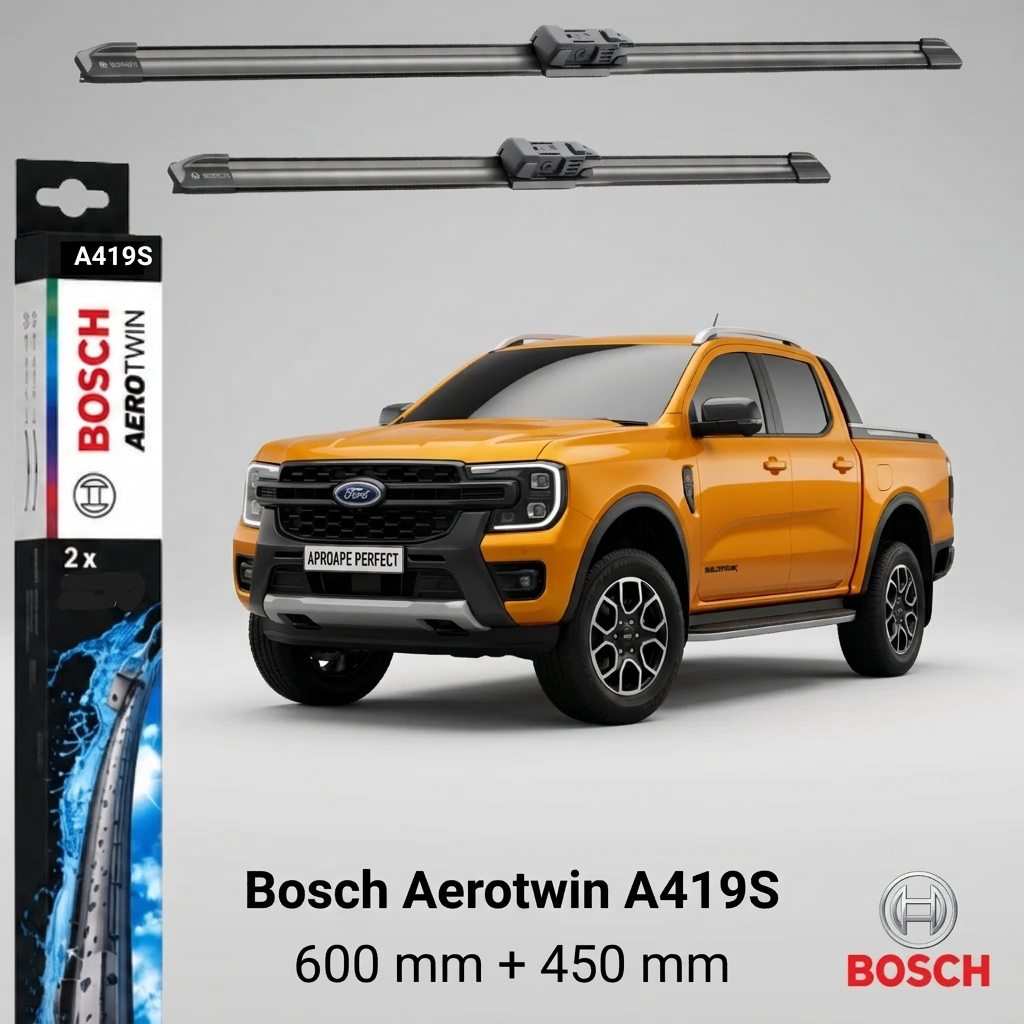 Ștergătoare Ford Ranger Crew Cab Pickup EcoBlue din 03.2023 | Bosch Aerotwin A419S