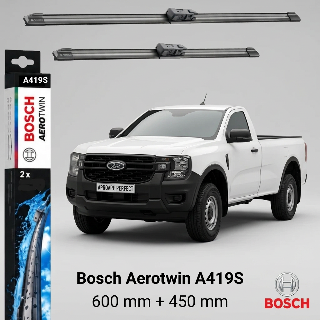 Ștergătoare Ford Ranger Standard Cab Pickup EcoBlue din 11.2022 | Bosch Aerotwin A419S