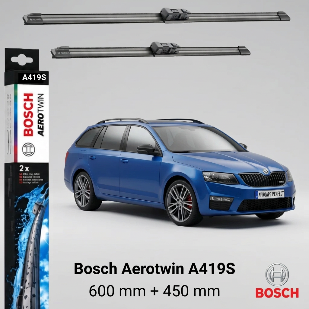 Ștergătoare Skoda Octavia III Combi RS 5E5 5E6 11.2012–10.2020 | Bosch A419S