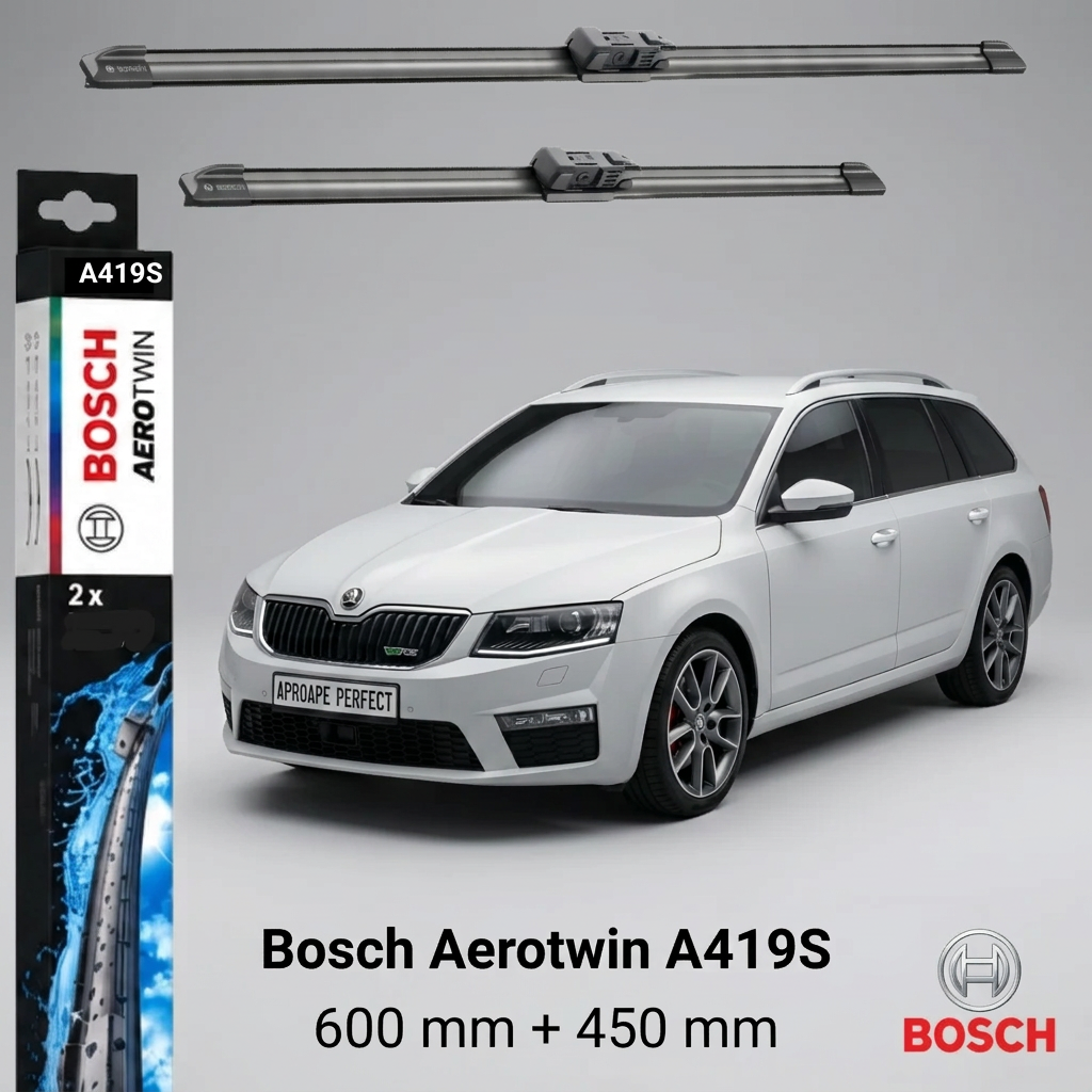 Ștergătoare Skoda Octavia III RS 5E3 05.2013–10.2020 | Bosch Aerotwin A419S