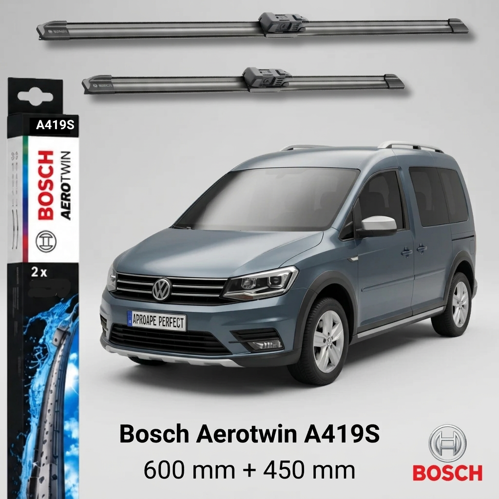 Ștergătoare VW Caddy Alltrack IV Box Body/MPV SAA 06.2017–09.2020 | Bosch A419S