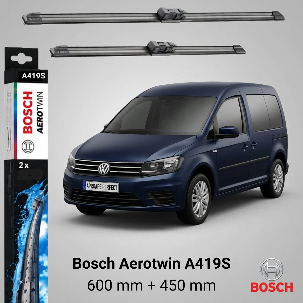 Ștergătoare VW Caddy IV MPV SAB SAJ 06.2017–09.2020 | Bosch Aerotwin A419S
