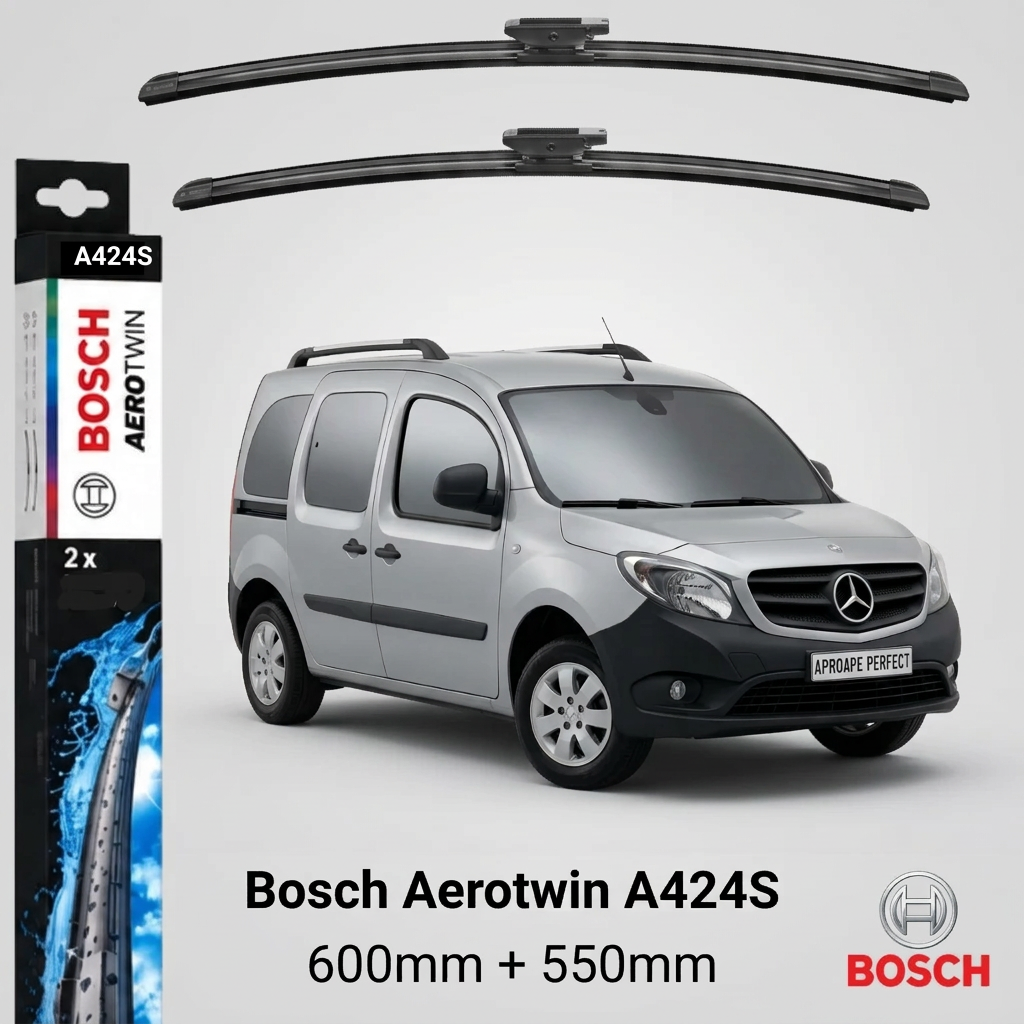 Ștergătoare Mercedes-Benz Citan Mixto W415 11.2012–08.2021 | Bosch Aerotwin A424S