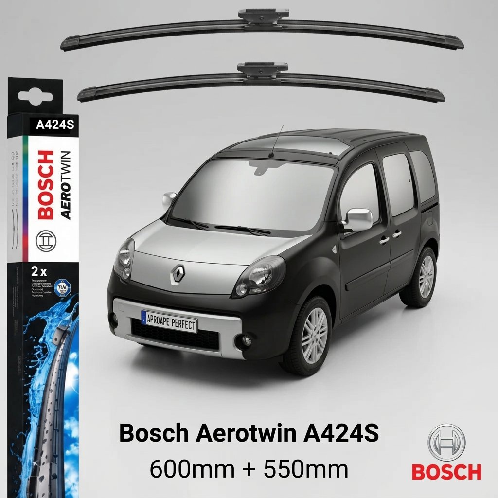 Ștergătoare Renault Kangoo Be Bop KW din 02.2009 | Bosch Aerotwin A424S 600/550 mm