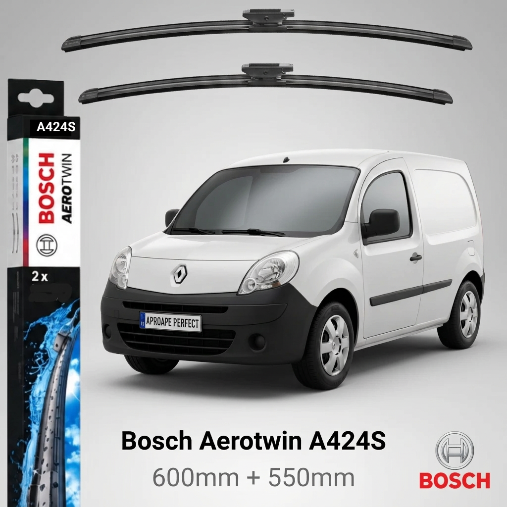Ștergătoare Renault Kangoo Express FW din 02.2008 | Bosch Aerotwin A424S 600/550 mm
