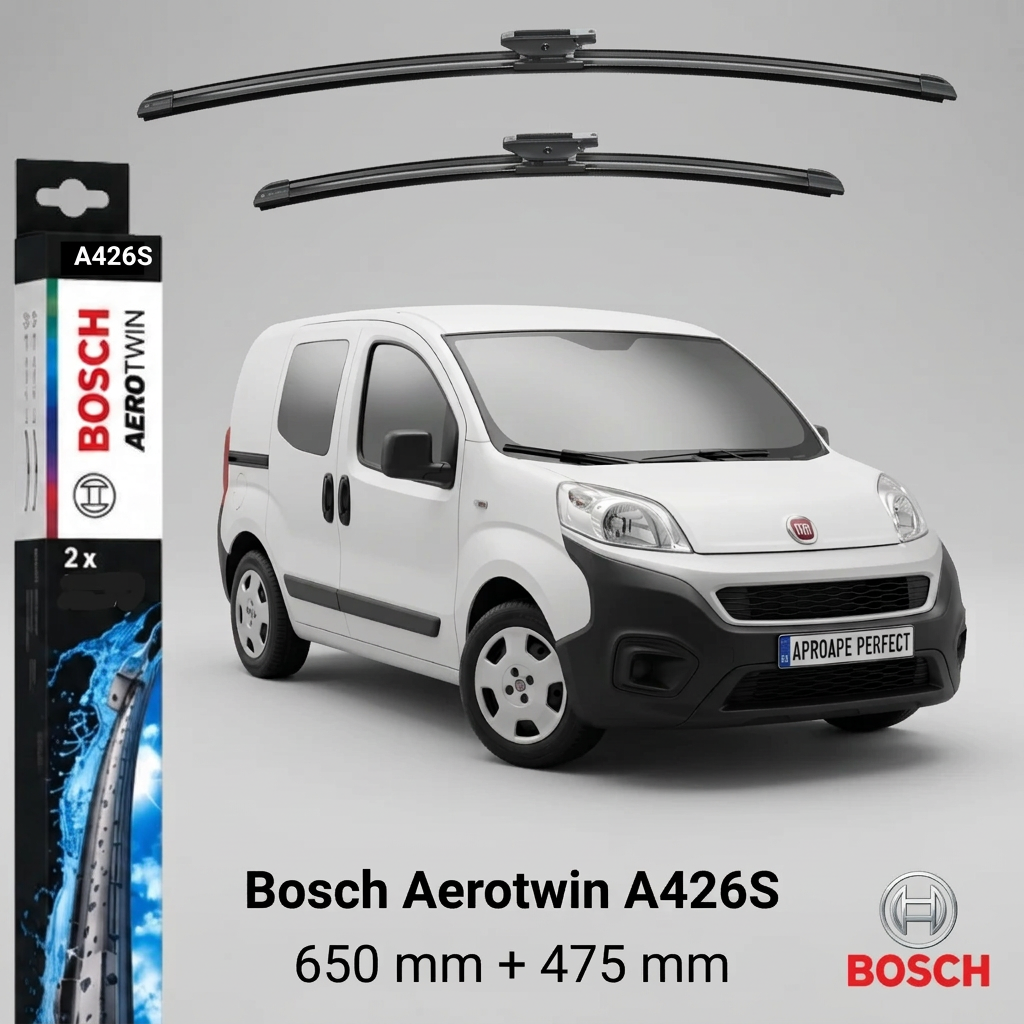 Ștergătoare Fiat Fiorino MPV 225 din 12.2007 | Bosch Aerotwin A426S 650/475 mm