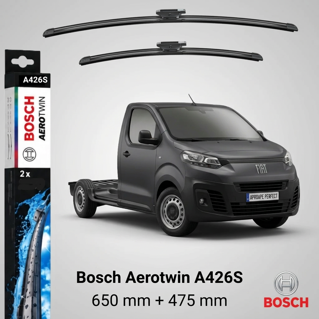 Ștergătoare Fiat Scudo Platform/Chassis din 05.2022 | Bosch Aerotwin A426S 650/475 mm
