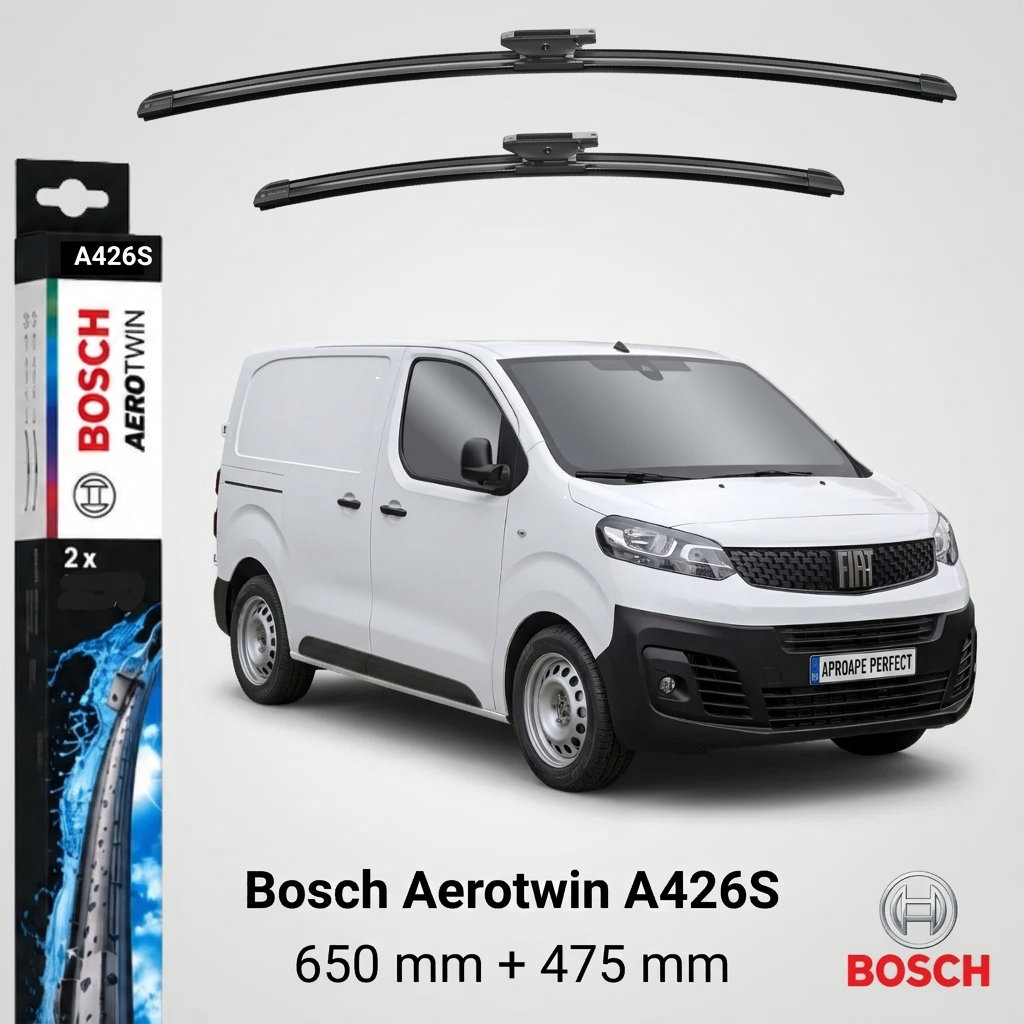 Ștergătoare Fiat Scudo Van din 05.2022 | Bosch Aerotwin A426S 650/475 mm