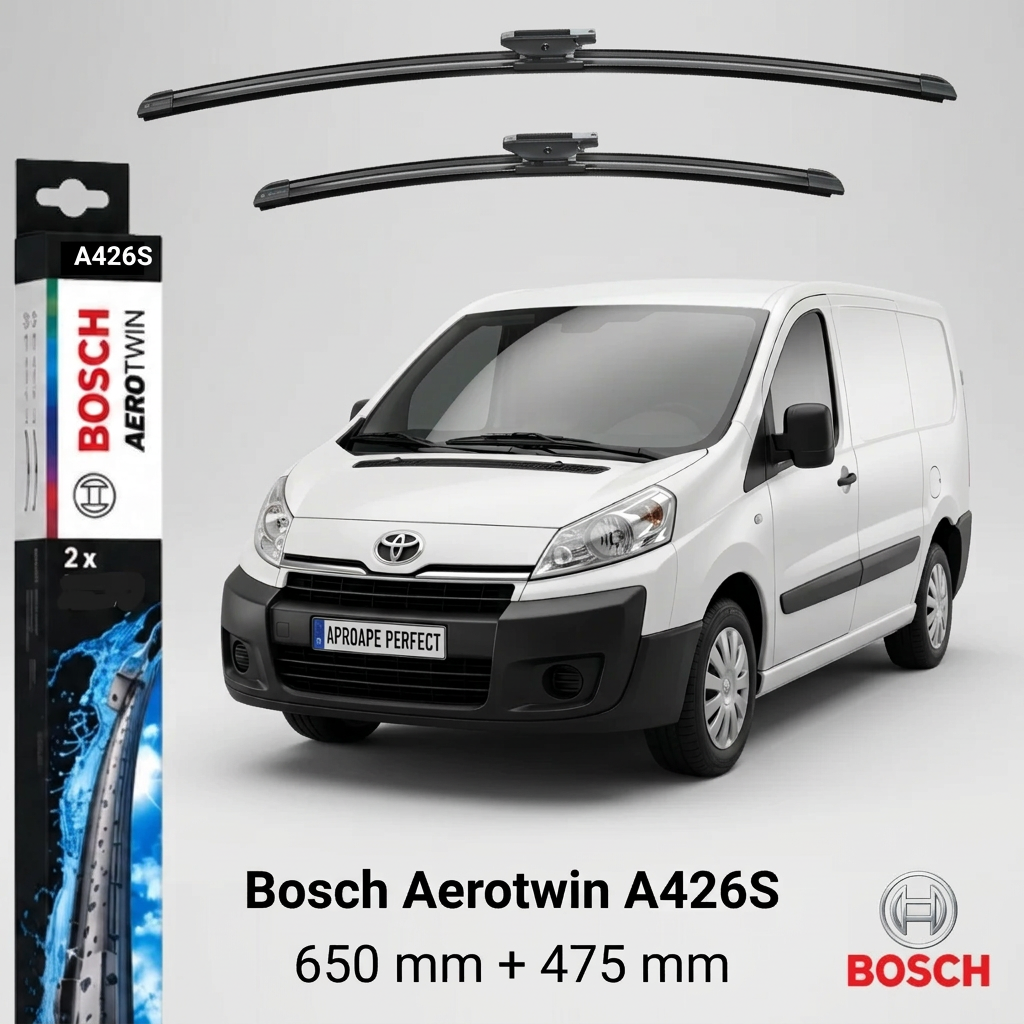 Ștergătoare Toyota Proace Platform/Chassis MDZ din 02.2016 | Bosch Aerotwin A426S 650/475 mm