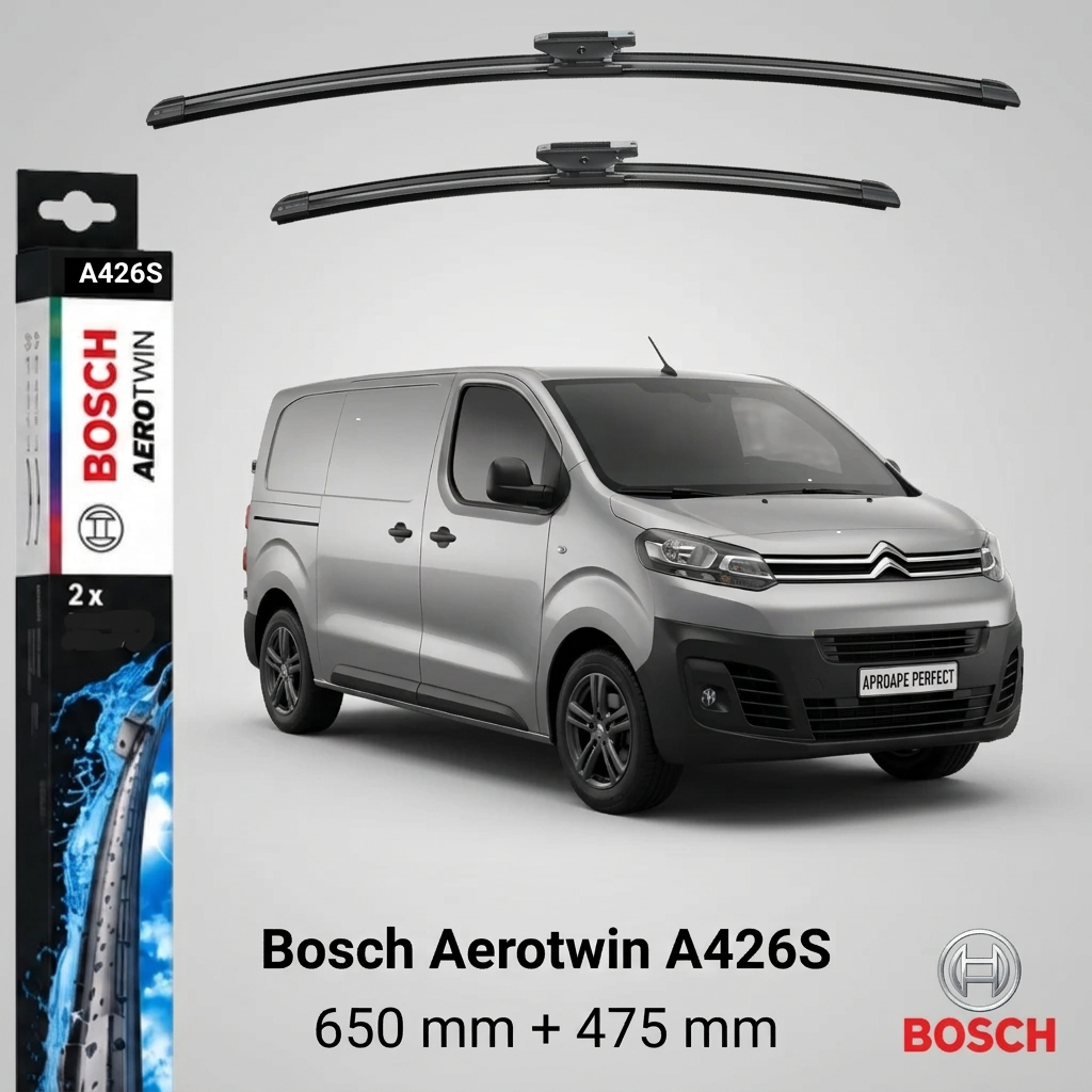 Ștergătoare Citroen Jumpy III Platform/Chassis V din 09.2016 | Bosch Aerotwin A426S 650/475 mm