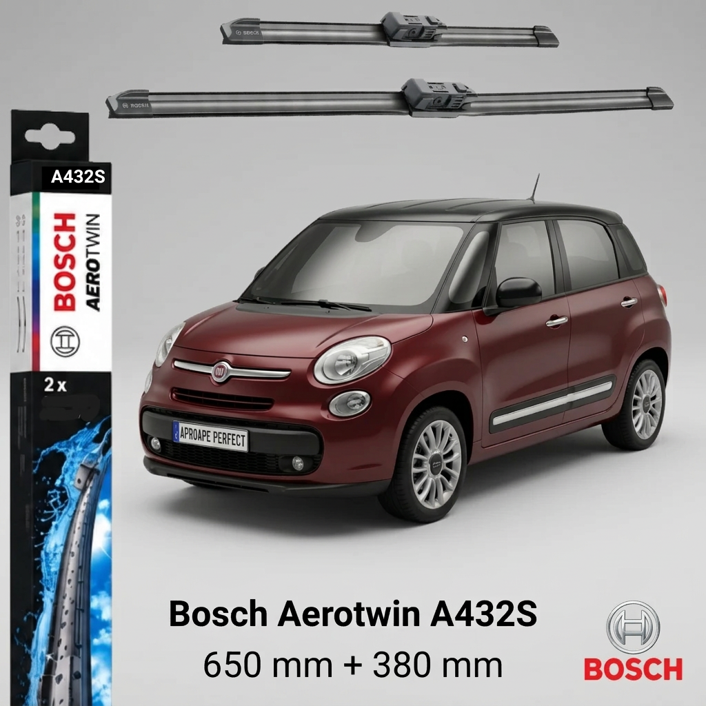 Ștergătoare Fiat 500L MPV 351 352 din 09.2012 | 3 397 007 432 – BOSCH
