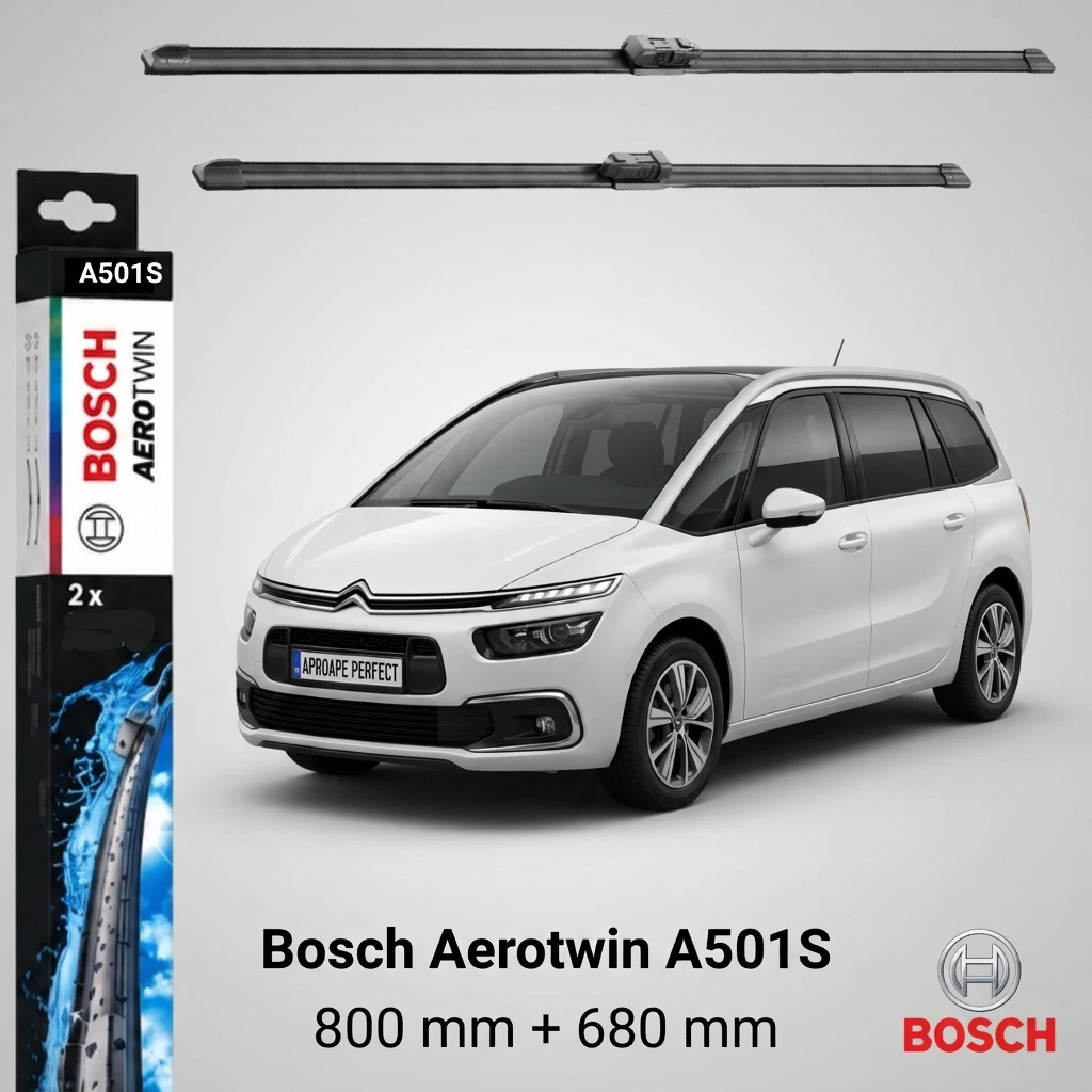 Ștergătoare Citroen Grand C4 Picasso II DA_ DE_ 08.2016-12.2018 | 3 397 007 501 – BOSCH