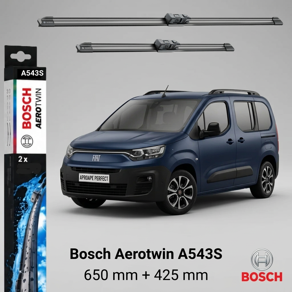 Ștergătoare Fiat Doblo III MPV din 07.2022 | A543S – BOSCH