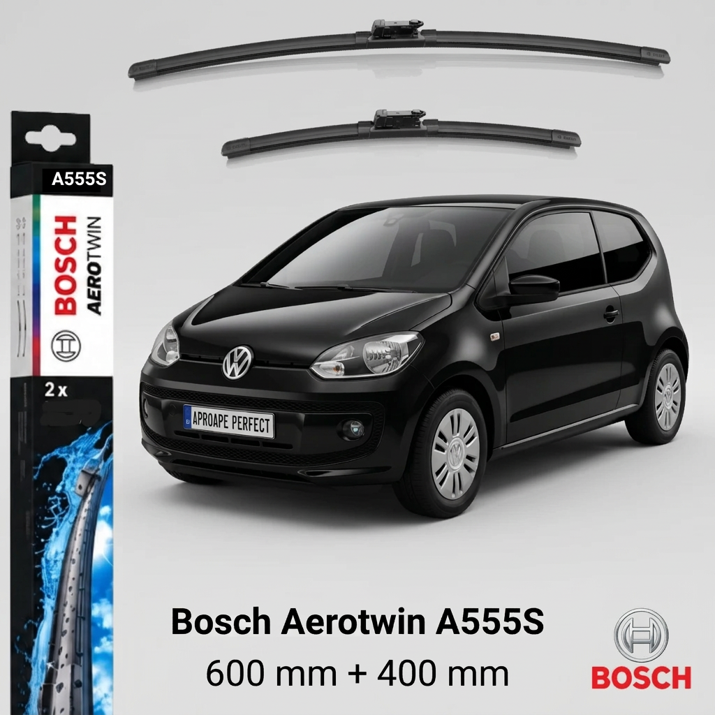 Ștergătoare VW Up! 121/122 12.2011–11.2019 | A555S – BOSCH