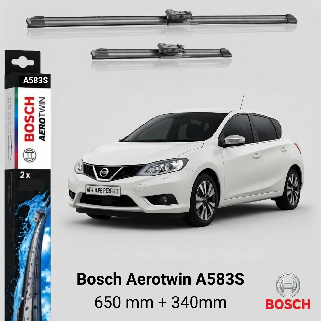Ștergătoare Nissan Pulsar Hatchback C13 din 07.2014 | A583S – BOSCH