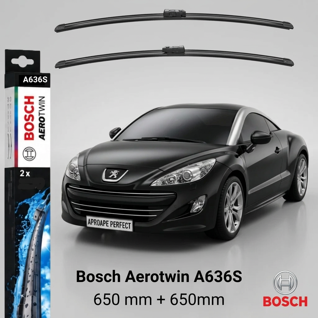 Ștergătoare Peugeot RCZ (T75) 01.2010–12.2015 | A636S – BOSCH