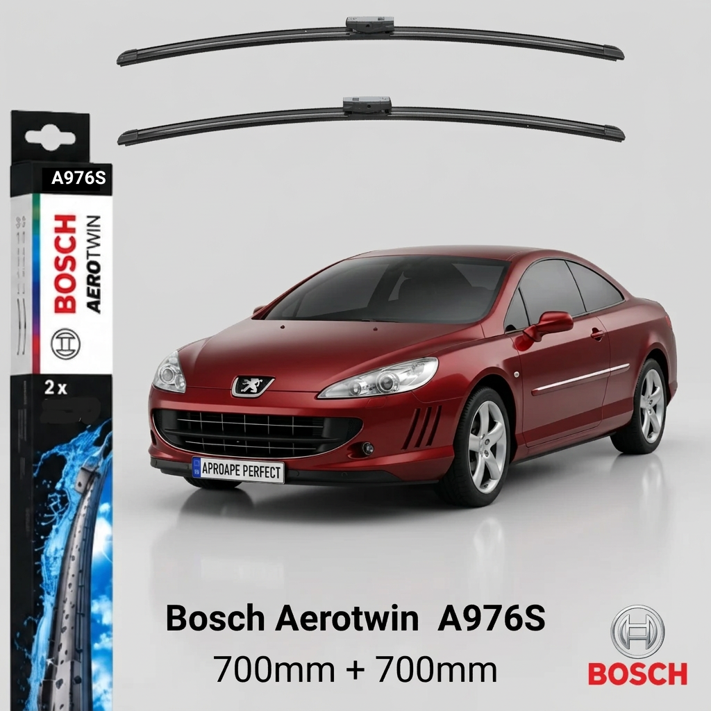 Ștergătoare Peugeot 407 Coupe (6C) 10.2005–12.2011 | Bosch A976S