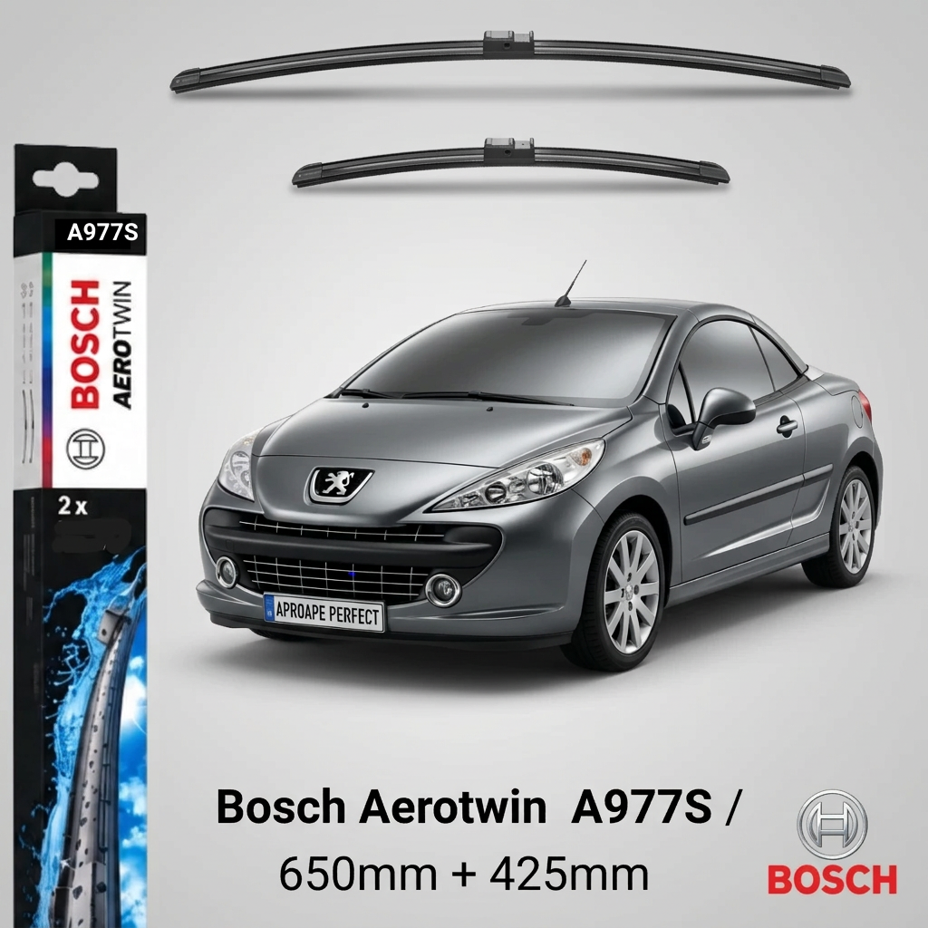 Ștergătoare Peugeot 207 CC (WD) 03.2007–06.2015 | Bosch A977S