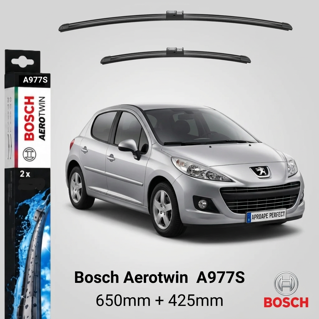 Ștergătoare Peugeot 207 (WA, WC) 05.2006–04.2012 | Bosch A977S