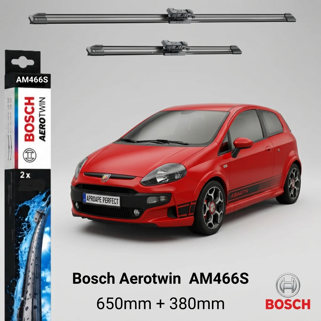 Ștergătoare Abarth Punto Evo (199) 06.2010–12.2012 | Bosch AM466S