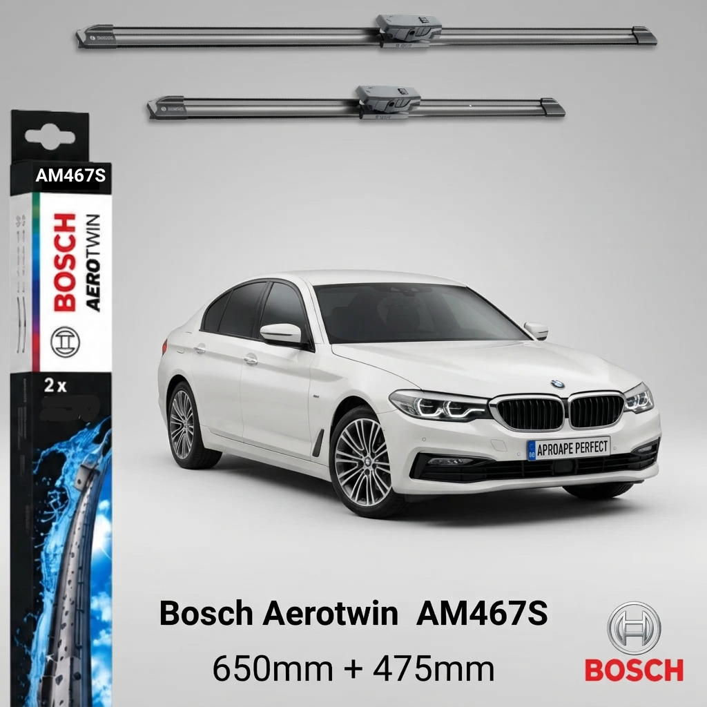 Ștergătoare BMW Seria 5 G30 din 02.2017 | Bosch Aerotwin AM467S 650/475 mm