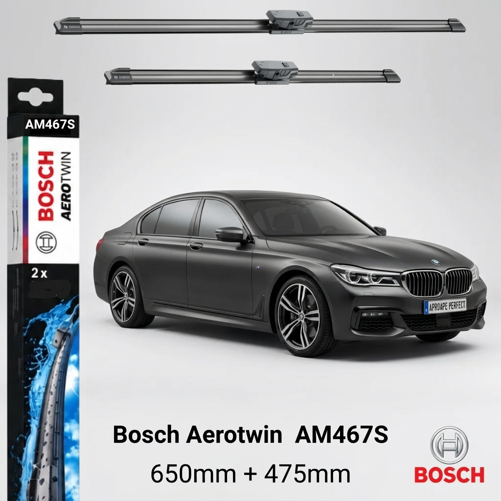 Ștergătoare BMW Seria 7 G11 din 09.2015 | Bosch AM467S 650/475 mm