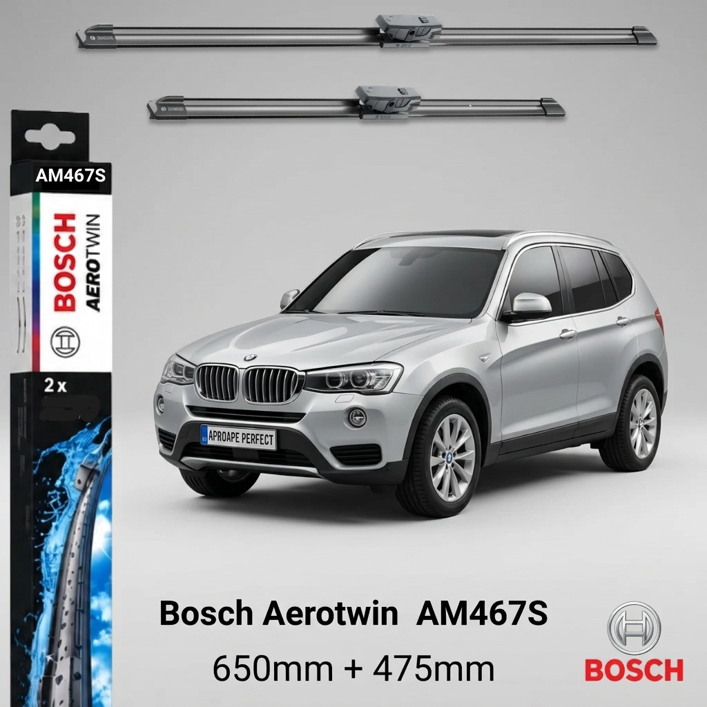 Ștergătoare BMW X3 F25 10.2010–08.2017 | Bosch AM467S 650/475 mm