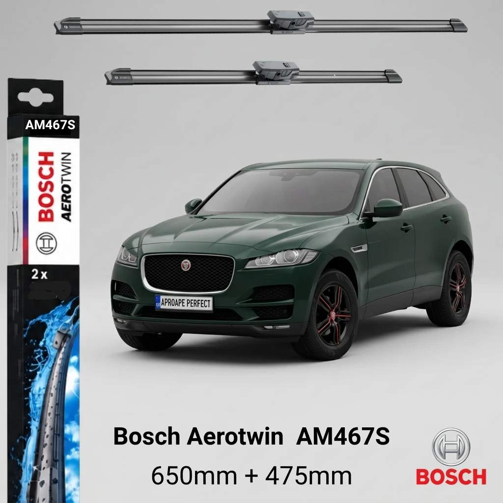 Ștergătoare Jaguar F-Pace din 04.2016 | Bosch AM467S 650/475 mm