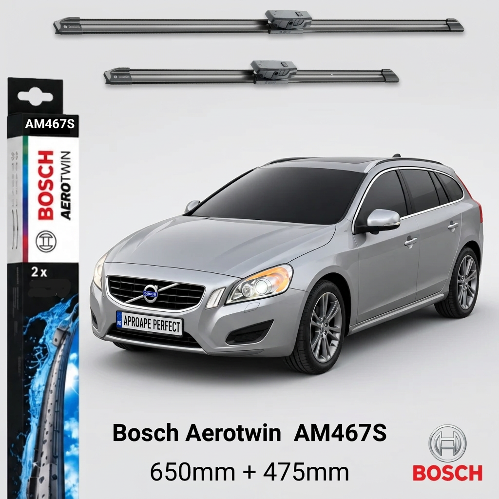 Ștergătoare Volvo V60 I 09.2010–12.2018 | Bosch AM467S 650/475 mm