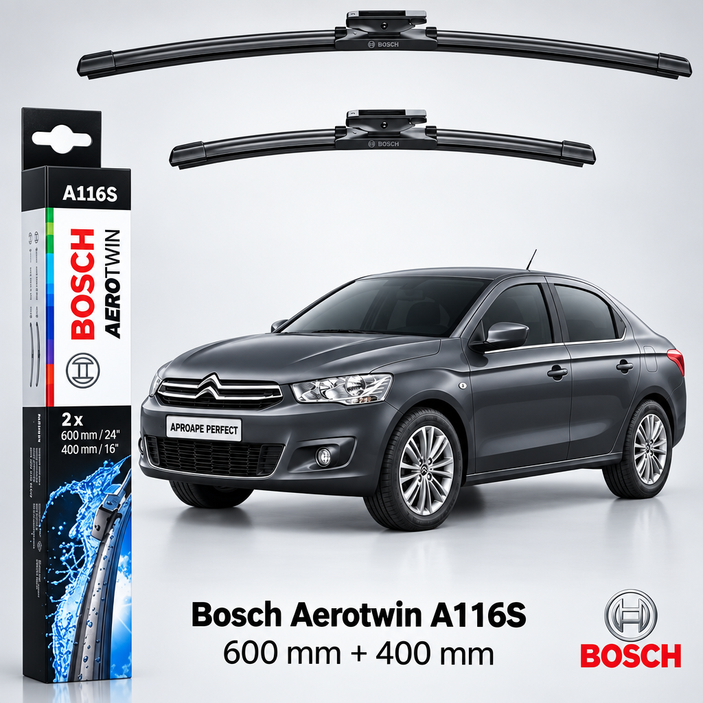 Ștergătoare Citroen C-Elysee DD din 09.2012 | Bosch A116S