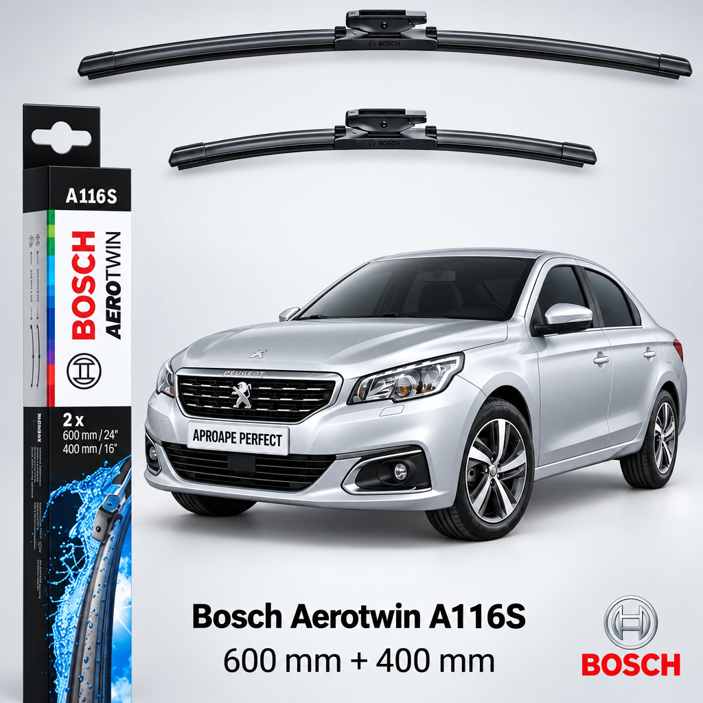 Ștergătoare Peugeot 301 Sedan DD 2012-2021 | Bosch A116S