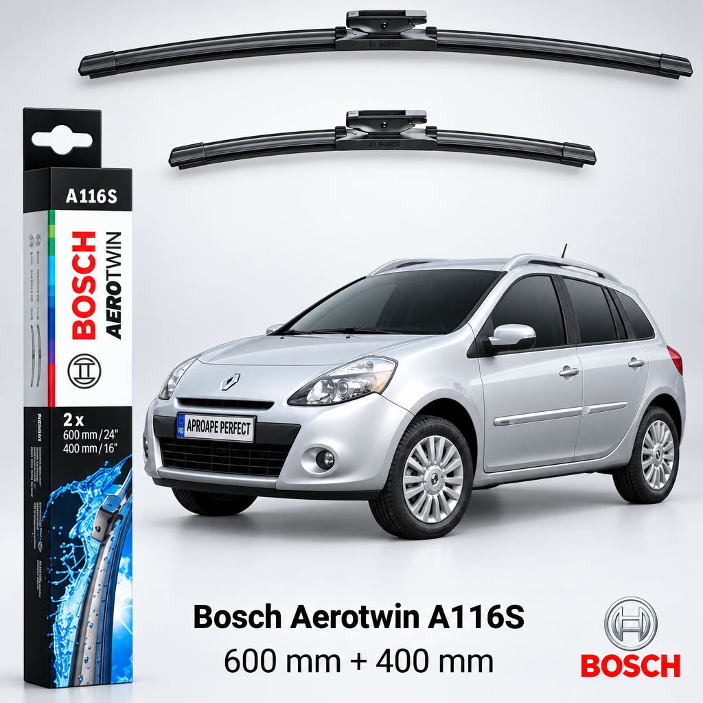 Ștergătoare Renault Clio III Grandtour KR 2007–2015 | Bosch A116S