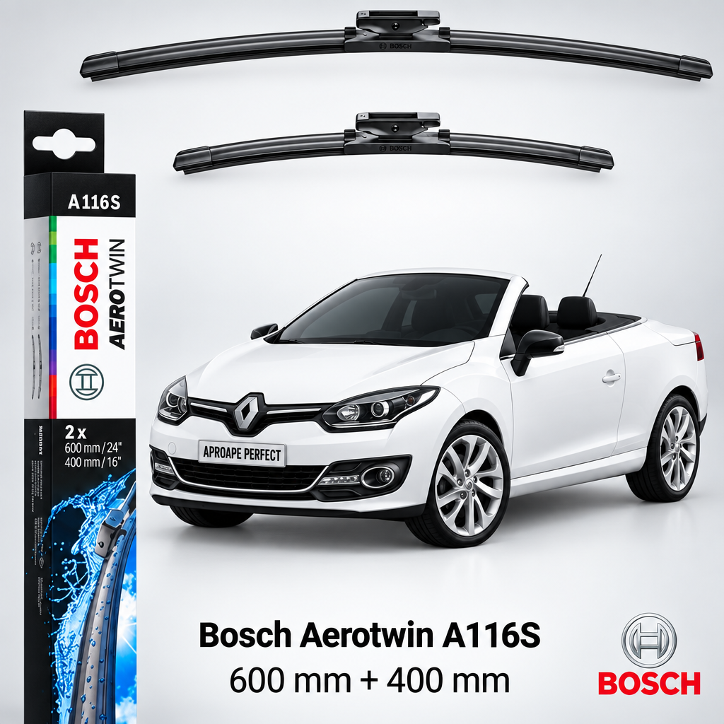 Ștergătoare Renault Megane III Coupe-Cabriolet EZ 2010–2016 | Bosch A116S