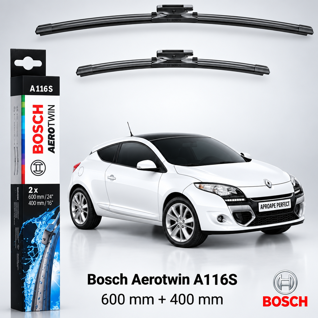 Ștergătoare Renault Megane III Coupe DZ 2009-2016 | Bosch A116S
